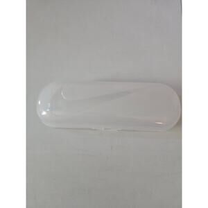 Nike Vision Eye and Sunglass Clear Hard Plastic Case Swoosh Logo